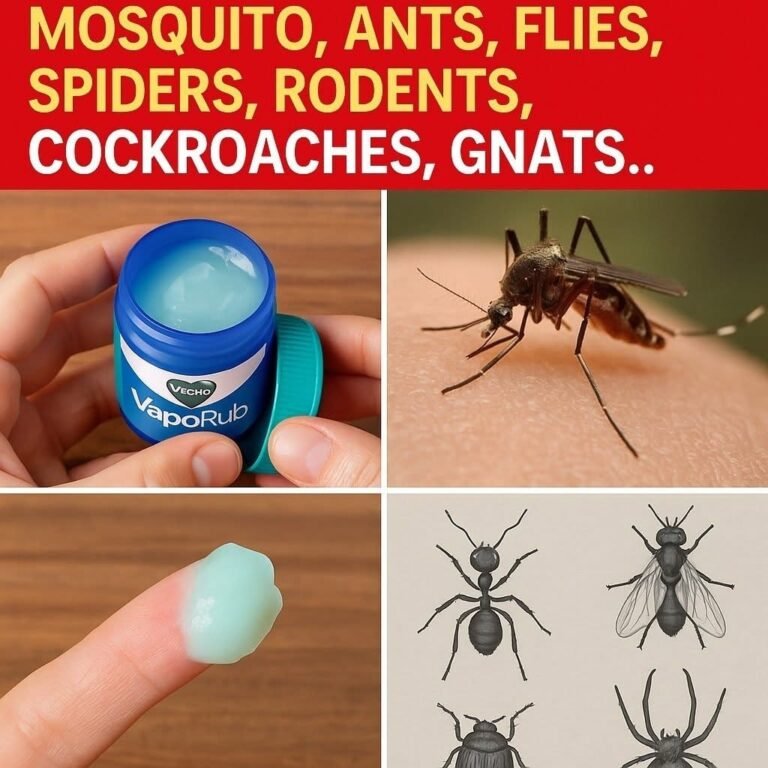 VICKS VAPORUB Hack For Pest Removal MOSQUITO ANTS FLIES SPIDERS RODENTS COCKROACHES GNATS