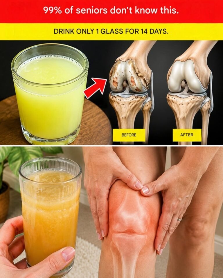 The forgotten 3 ingredient morning drink that helps seniors strengthen their knees and slow joint aging in 21 years
