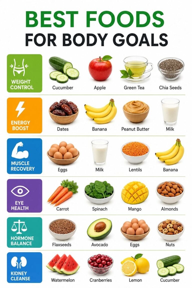 best foods for body goals 