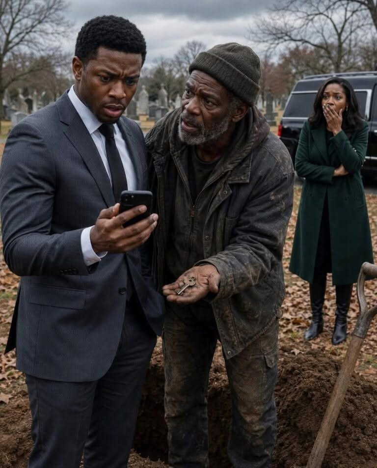 At My Father’s Graveside A Gravedigger Revealed The Coffin Was Empty And Handed Me A Key To The Truth