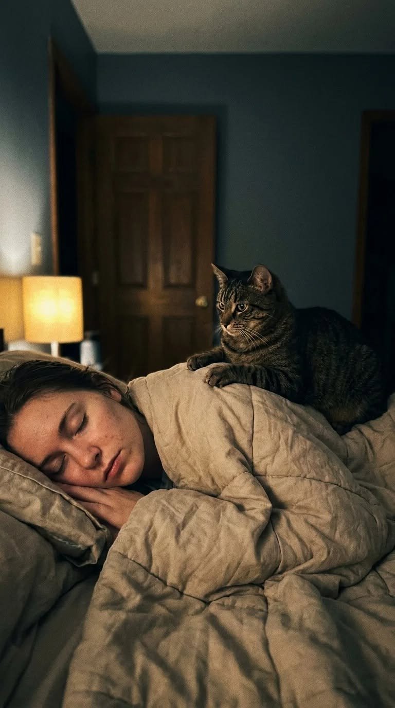 The Cat Woke Her Owner Every Night and Forced Her Out of the Bedroom: The Woman Thought the Cat Had Mental Issues Until She Took Her to the Vet