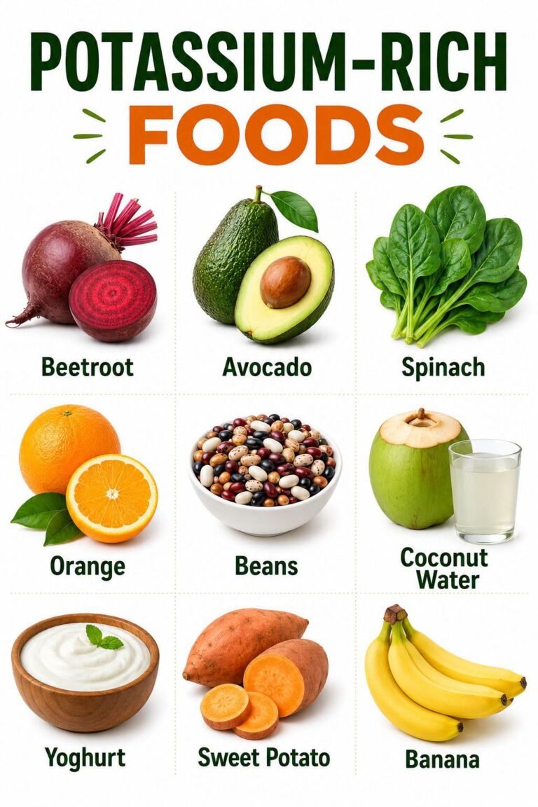 Potassium rich foods 