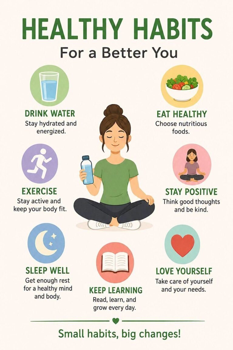 Healthy habits for a better you
