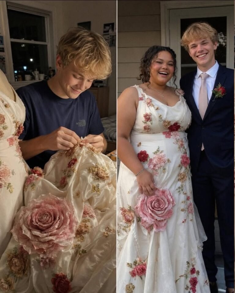 My Daughter’s Best Friend Sewed Her a Prom Dress After Every Shop Told Us She Was Too Big for a Beautiful Gown – What Else He Did at Prom Left Everyone Speechless
