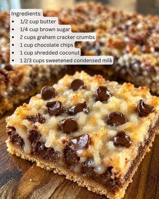 Coconut Magic Bars