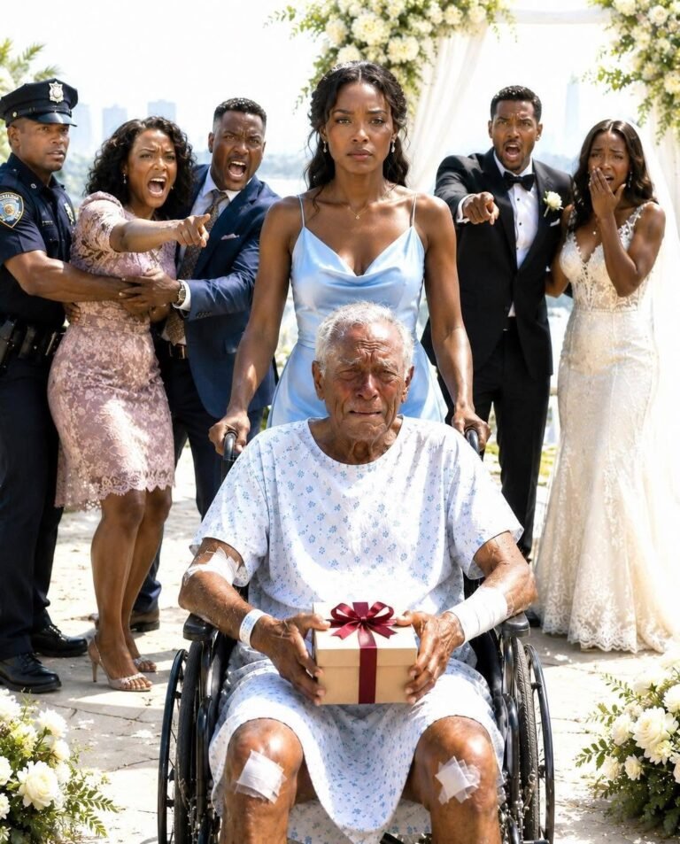 My grandfather flew six hours to attend my brother’s wedding—but my parents sat him behind the trash cans. My mother hissed, ‘That old beggar will embarrass us.’