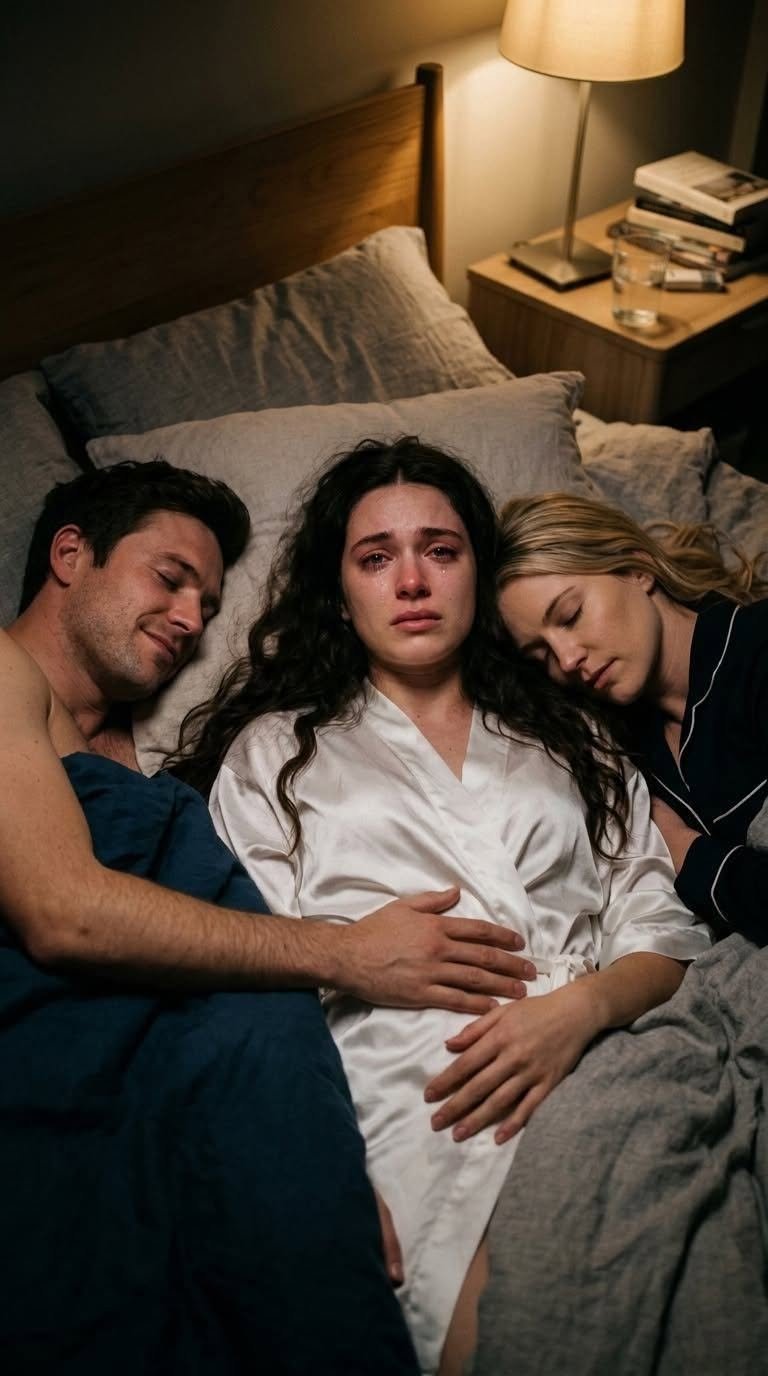 Every night, my brother’s new wife dragged her pillow into my room and insisted on sleeping in the middle of the bed, right between my husband and me. “I’m scared of the bad dreams,” she whispered. My husband told me to let it go. I thought she was crazy. I thought she wanted my husband. But on the 17th night, I woke up to a chilling CLICK in the dark. My sister-in-law squeezed my hand tightly, warning me not to move. I suddenly realized the horrifying truth right inside my bed.