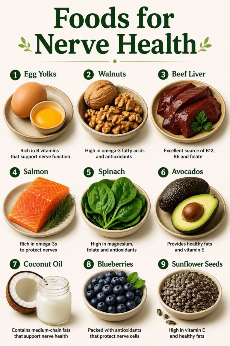 Foods for nerve health 