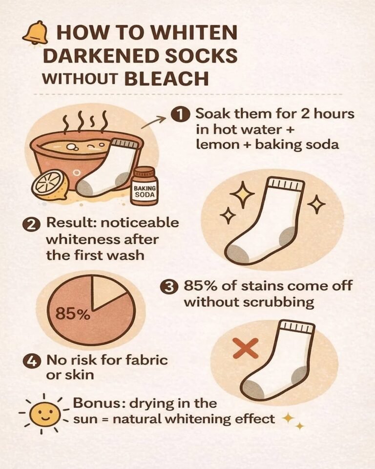 How to Whiten Darkened Socks Without Bleach