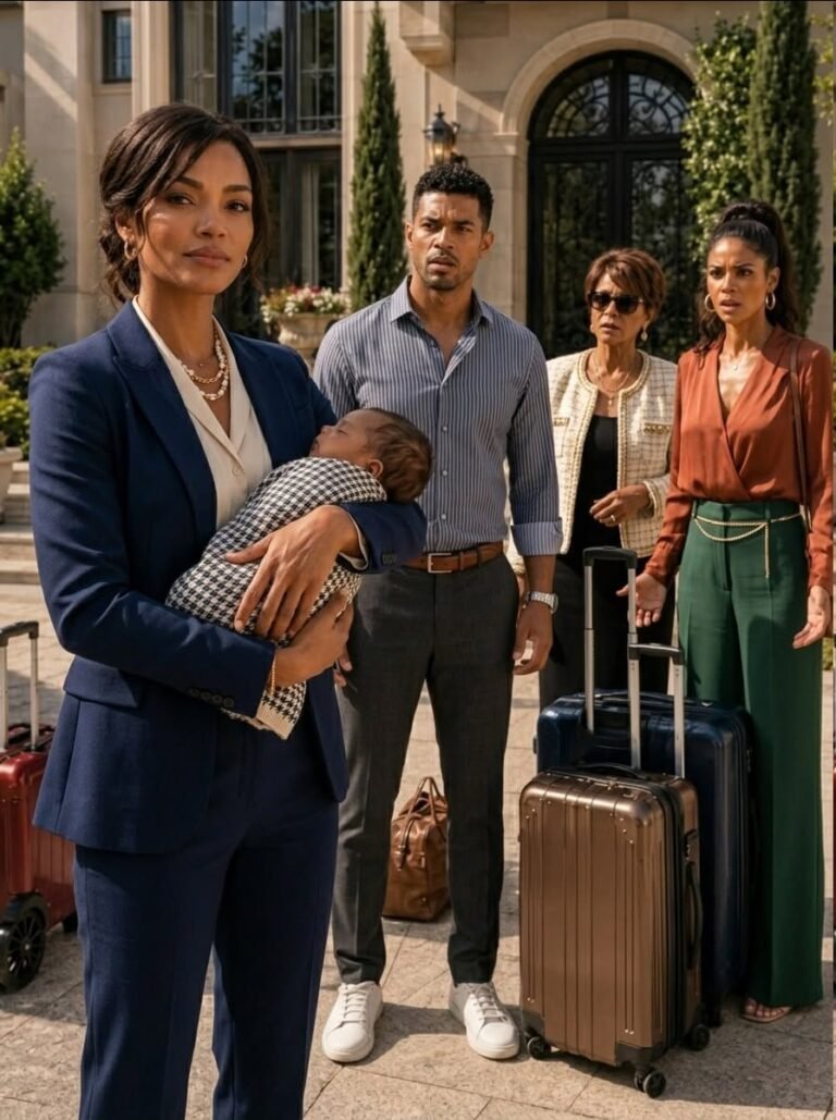 After delivering our baby, I found my husband altered the house code and abandoned me for a family trip. My revenge? I silently sold the property and moved on. They flew back expecting luxury, but ended up totally homeless and begging on the streets!