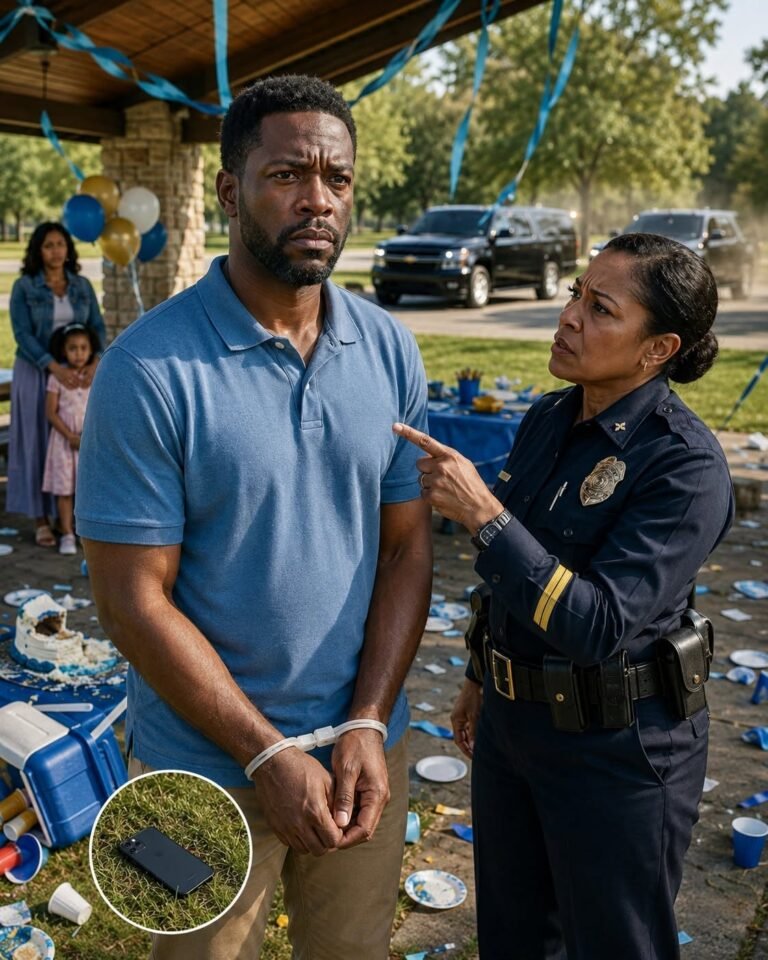 The police destroyed my nine-year-old son’s birthday party, handcuffed me in front of dozens of children, and threatened to take my boy away—all before they realized who I was really calling.