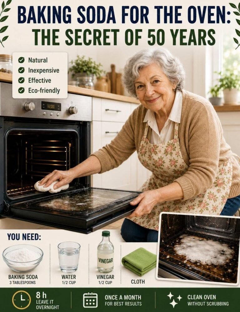 Before expensive oven cleaners were everywhere, many households relied on simple ingredients already found in the kitchen.