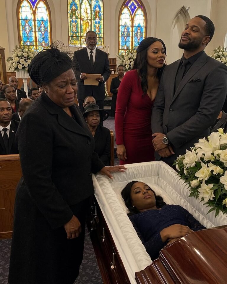 At my daughter’s funeral, her husband’s mistress leaned close and whispered, “I won”… until the lawyer stepped forward, asked for silence, and began reading the will.