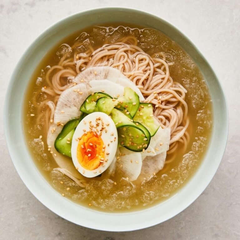 Refreshing Korean Naengmyeon Cold Noodles