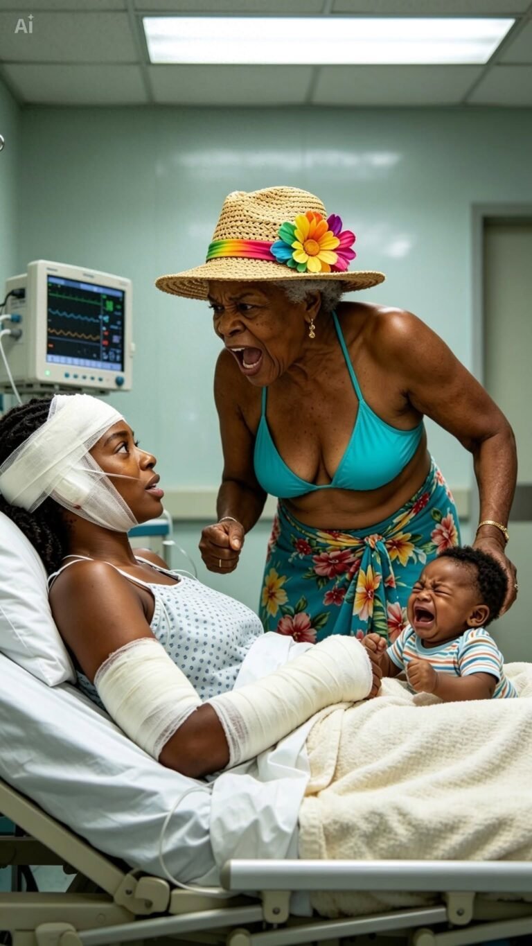After my car accident, Mom refused to take my six-week-old baby, saying, “Your sister never has these emergencies.” She went on a Caribbean cruise. From my hospital bed, I hired care and stopped the $4,500-a-month support I had paid for nine years—$486,000. Hours later, Grandpa walked in and said…