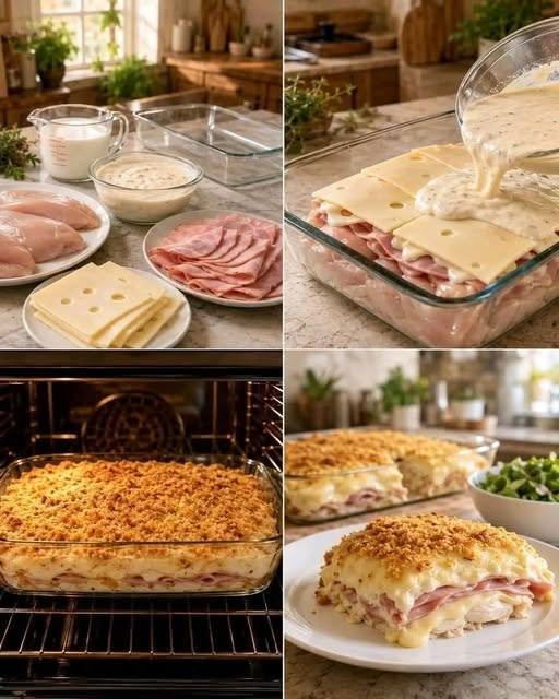 Chicken Cordon Bleu Casserole