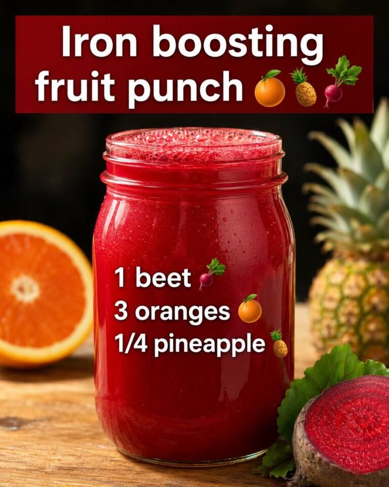 Iron boosting fruits punch 