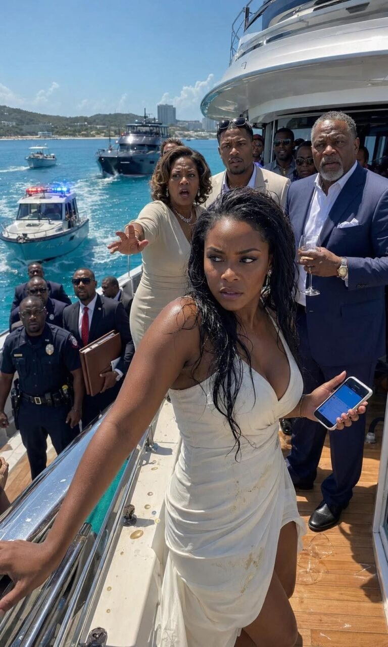 I never told my boyfriend’s arrogant parents that I was the one who owned the bank holding all their debt. To them, I was just “some barista with no future.” At their luxury yacht party, his mother sneered and shoved a drink into my hands, spilling it down my dress. “Staff should stay below deck,” she said coldly. His father laughed. “Careful—don’t ruin the furniture.”