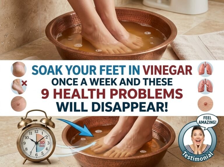 Soak Your Feet in Vinegar Once a Week and Watch These 9 Health Problems Disappear