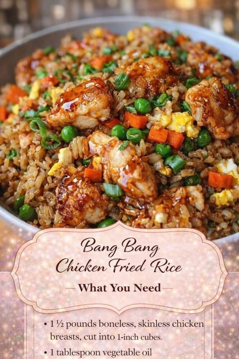 Bang Bang Chicken Fried Rice