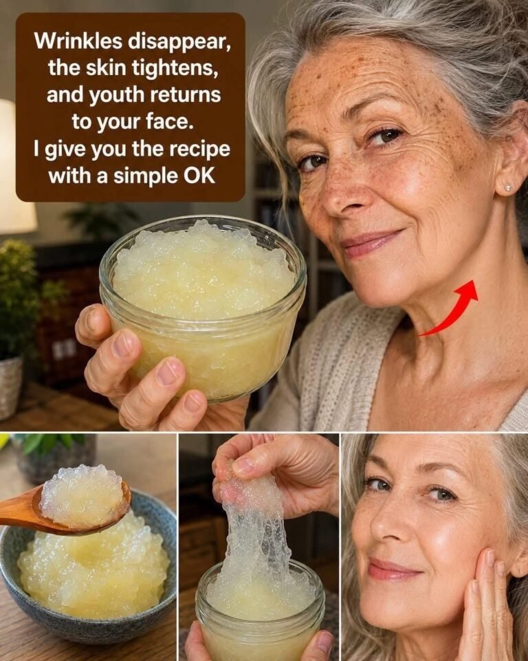 Wrinkles disappear, skin tightens, and youth returns to your face!