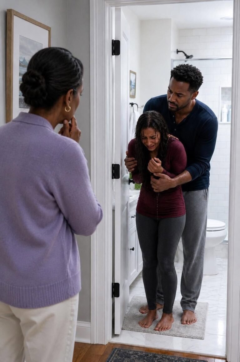 Every night my son showered at 3 a.m., and I kept telling myself it was just stress—until curiosity made me look through the bathroom door and I saw something so horrifying, so familiar, and so wicked that I left his home for a retirement community before sunrise… but I couldn’t leave her there…