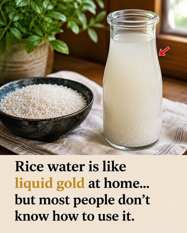 Rice water is like having gold at home…