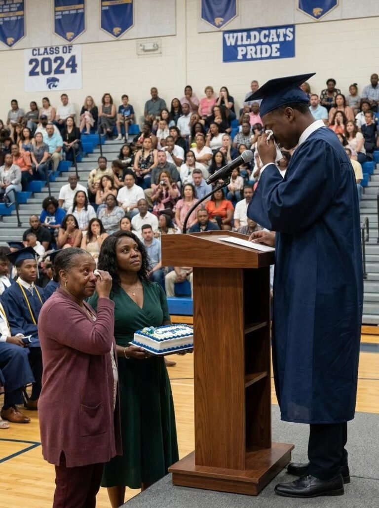 “My Sister Called Herself His ‘Real Mom’ At My Son’s Graduation — But When He Opened That Old Yellow Blanket On Stage, The Entire Gym Learned Who Truly Raised Him” 012