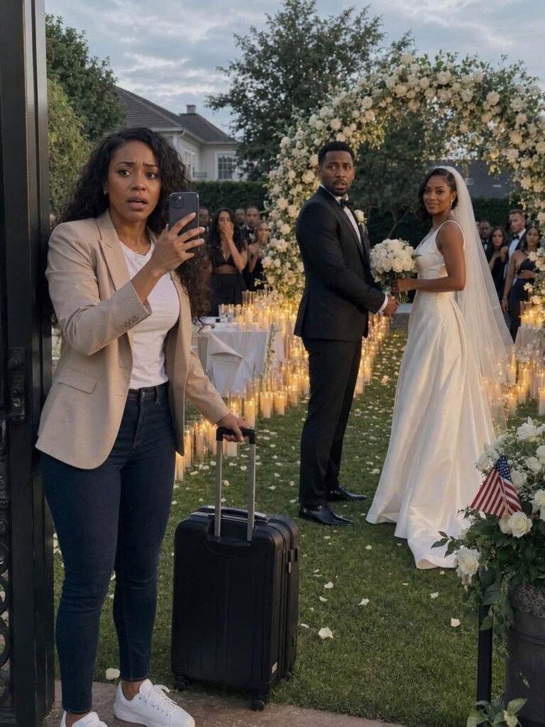 I came home two days early, expecting to surprise my boyfriend—only to find my backyard glowing with wedding lights. My best friend stood in a white dress, holding his hands beneath an arch built with flowers I had chosen.
