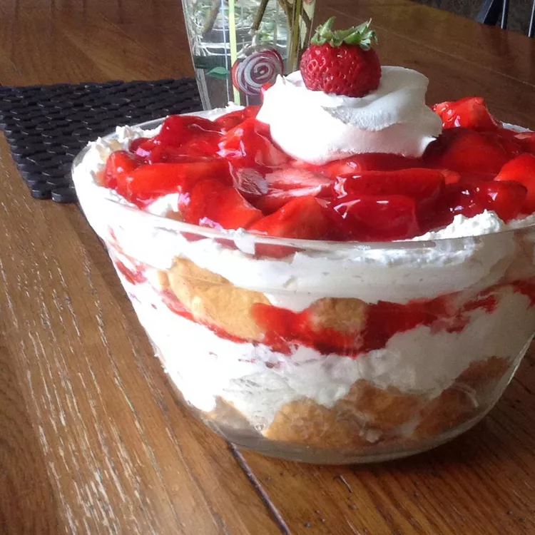 Strawberry Angel Food Dessert