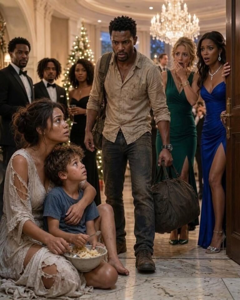 I CAME HOME FROM SAUDI ARABIA WITHOUT TELLING ANYONE AFTER 5 YEARS OF BACKBREAKING WORK—AND FOUND MY WIFE AND SON STARVING BEHIND THE MANSION I PAID FOR WHILE MY MOTHER AND SISTER PARTIED INSIDE