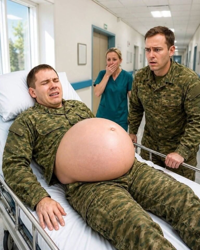 The Soldier arrived at the Hospital with an Impossible Belly…