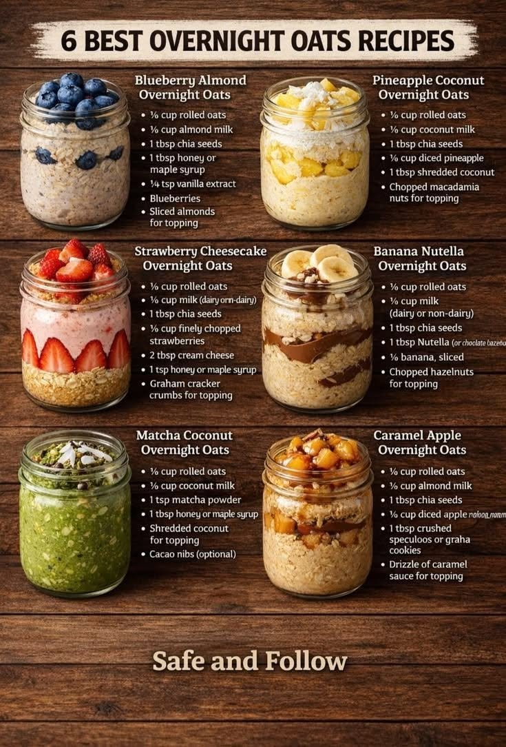 6 best overnight oats recipes