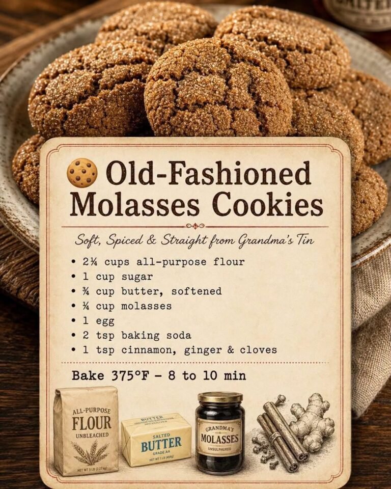 Old-Fashioned Molasses Cookies