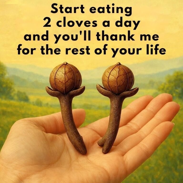 Start consuming two cloves a day, and you’ll thank me for the rest of your life…