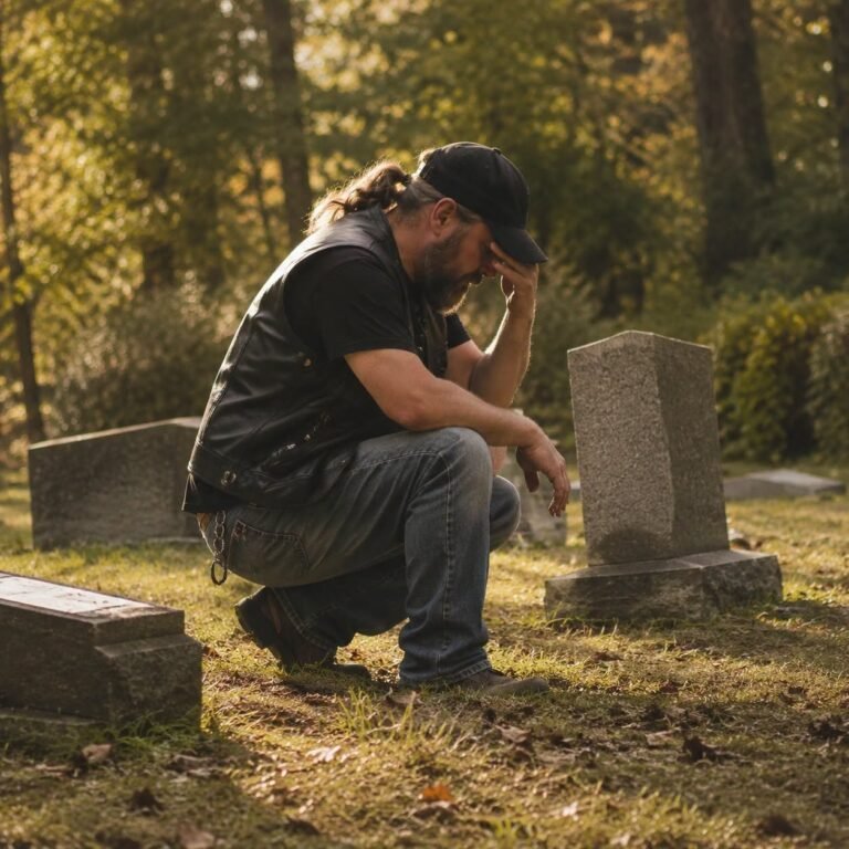 The Stranger at My Wife’s Grave: The Heartbreaking Secret That Changed Everything