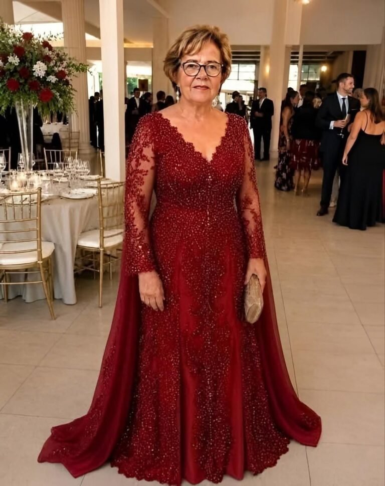 At 68, I bought myself an expensive red dress for my niece’s wedding… But when my daughter saw the price, she said something that broke my heart.