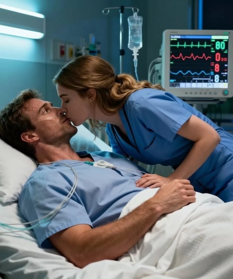 Lifestyle The Nurse Secretly Kissed a Handsome CEO Who Had Been in a Coma for Three Years, Believing He Would Never Wake Up — But the Moment Her Lips Touched His, He Opened His Eyes and Spoke Words That Changed Her Life Forever.