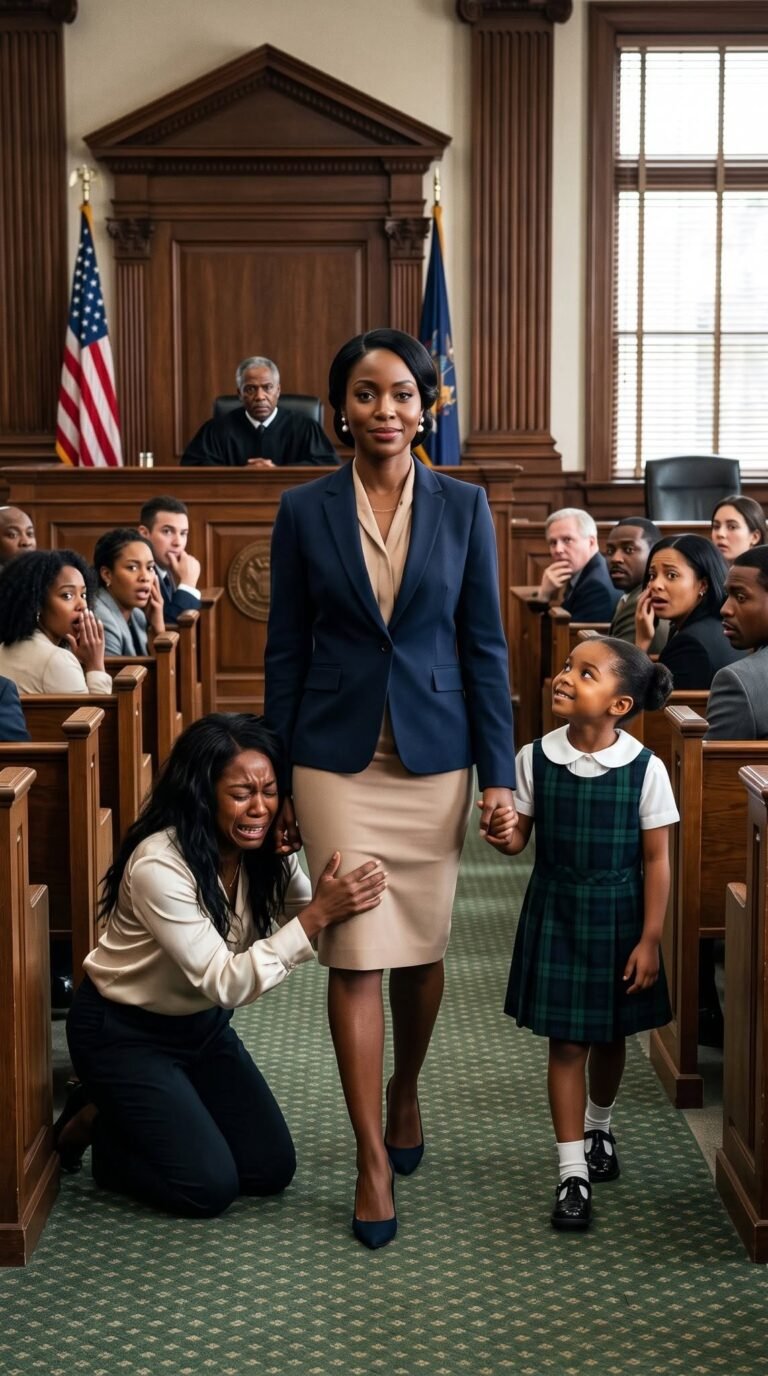 I found a baby abandoned in a hospital hallway and raised her as my own for seventeen years. Then a millionaire dragged me to court to take her back. “My daughter has lived in poverty for 17 years—you stole her wealthy life!” she screamed. When the judge asked my daughter who she wanted to live with, she said one sentence that silenced the entire courtroom.