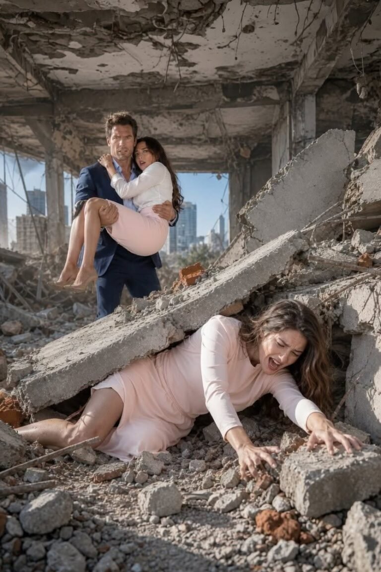 During the earthquake, I was trapped in the rubble with my feverish son, but my husband carried his sprained secretary to the ambulance. Just then, my father arrived by helicopter…