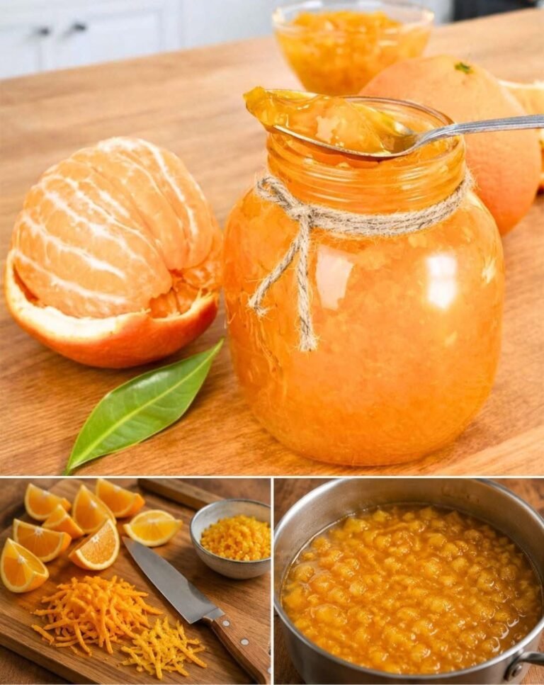 Homemade sweet orange🍊marmalade – whole cooked and intensely flavored