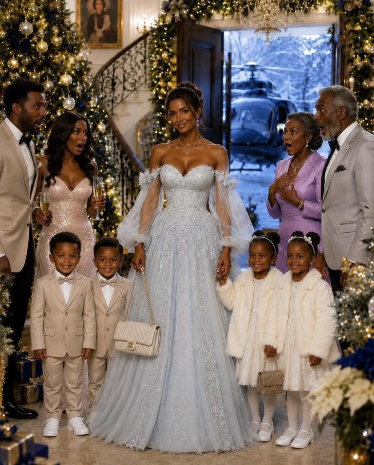 He Invited His “Childless” Ex-Wife to Christmas to M0ck Her—Then She Walked In with the Quadruplets He Abandoned.