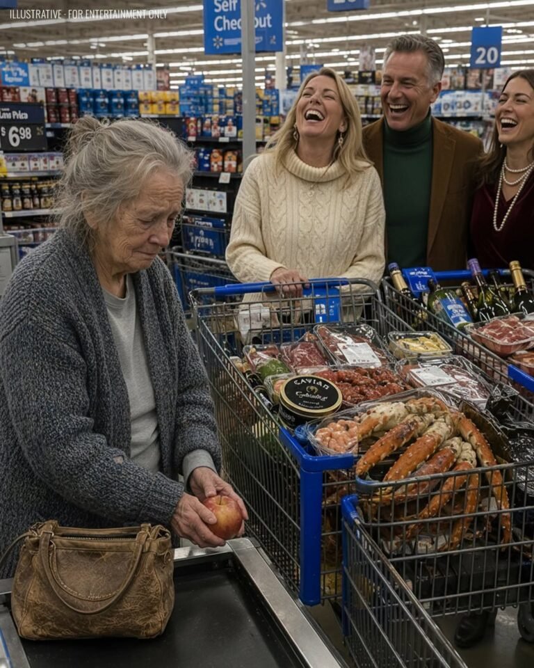 The Rich Family Laughed at the Old Woman Buying One Apple – Two Days Later They Begged for Her Forgiveness