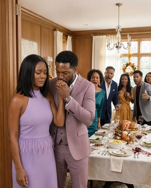 My Father Invited the Whole Family to Thanksgiving, but My Mother Forced Me to Cook in the Kitchen While Everyone Else Celebrated. Two Hours Later, a Man in a Black Suit Walked In, Kissed My Hand, and Said, “Sorry, Darling, I Was Late.” Then My Family Froze in Disbelief, Because…