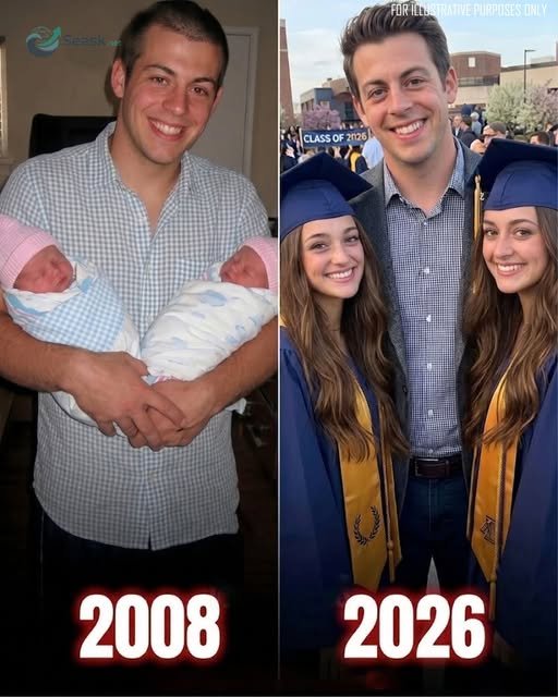 My wife left our newborn twins behind—18 years later, she showed up at their graduation, unprepared for what they had to say