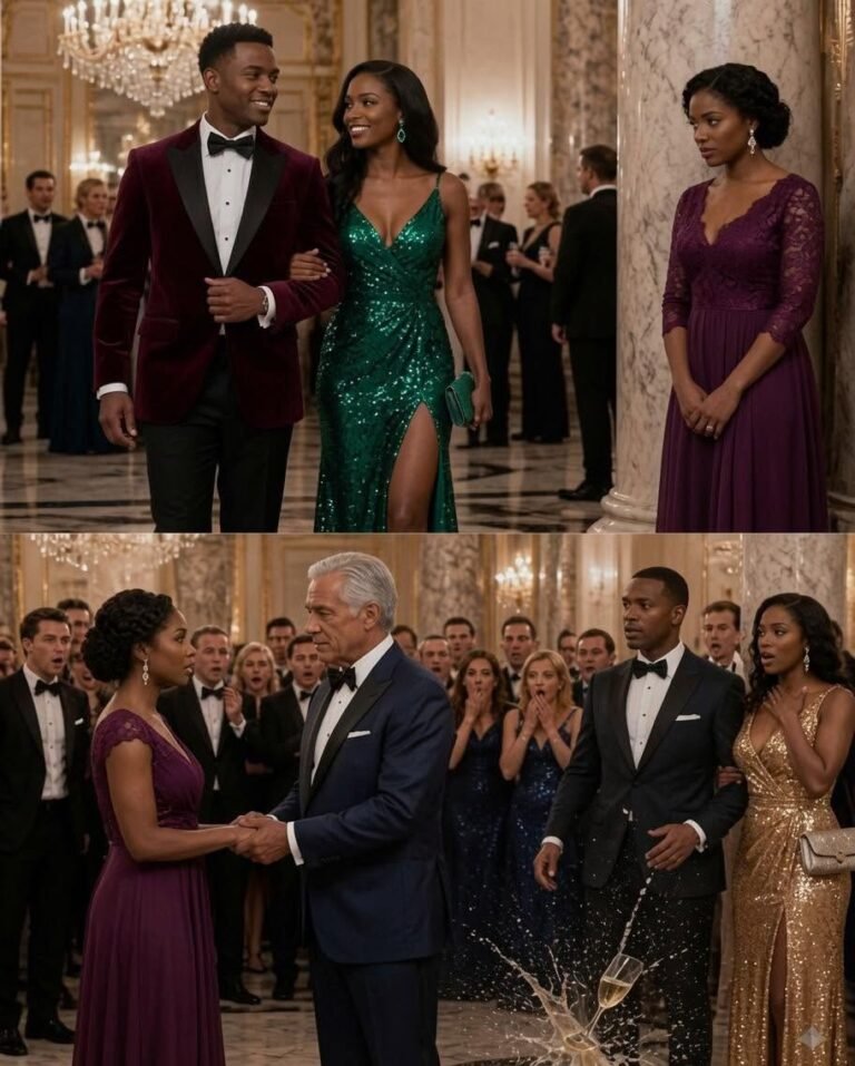 My husband hid me at the party for being embarrassed of my cheap dress… but his career crashed when the billionaire boss recognized my necklace and fell to his knees uncovering 1 30-year secret…