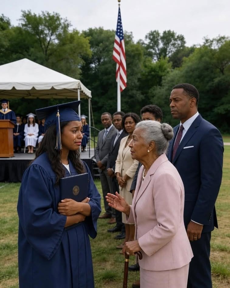 At my college graduation, my grandmother leaned in and casually asked, “So… what have you done with your $3,000,000 trust fund?” I laughed—thinking it was a joke. “What trust fund?” That’s when everything went silent. My parents froze. No smiles. No words. Just panic.