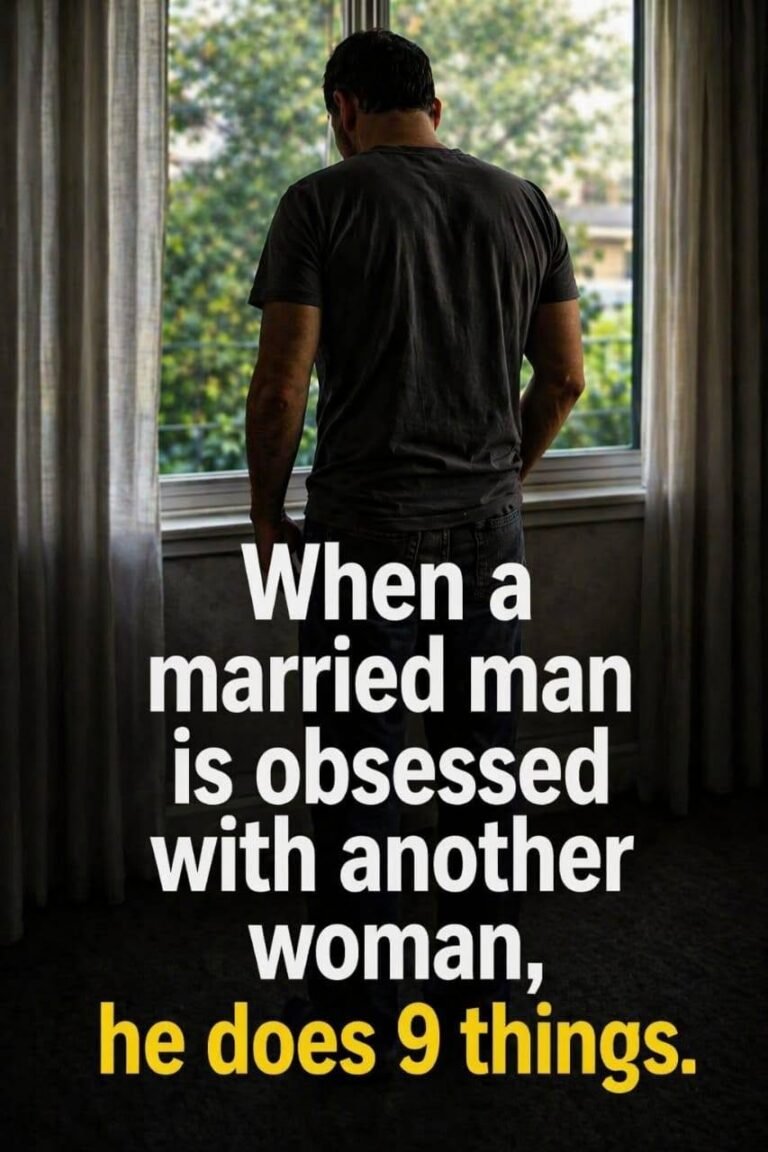 When a married man is attracted to another woman, he does these 9 things….