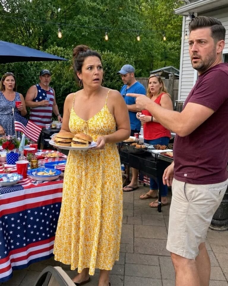 I Invited My Coworker to Our Fourth of July Barbecue Because He Had Nowhere Else to Go – But When He Saw My Wife, He Went Pale