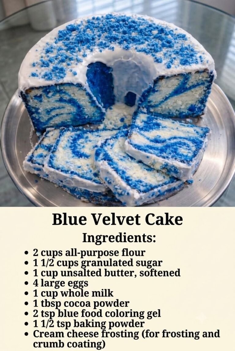 Blue Velvet Cake 